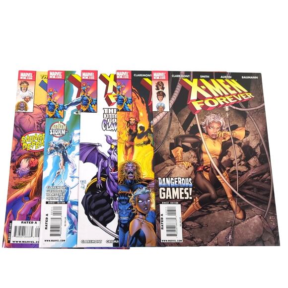 X-Men Forever Lot 5 Comics 2 3 4 5 6 NM Near Mint Marvel 2009 Chris Claremont - Picture 1 of 5